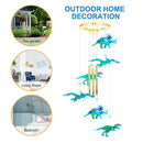 Epoxy Silicone Mold Set Dinosaur Wind Chime Mold Craft Supplies Decor (B)