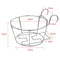 Window Sill Guardrail Balcony Planter Pot Stand Hanging Flower Pot Rack