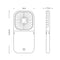 #A Foldable Neck Hanging Fan USB Rechargeable Air Cooler Phone Holder 3 Gears