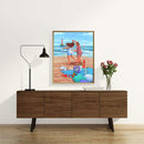 5D DIY Diamond Painting Full Round Drill Beach Vacation Wall Decor Rhinestone