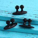 8Pcs Car Interior Clip Earphone Cable Clip Arrangement Panel Clamp(Black) Newly