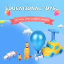 Children Inertial Balloon-Powered Car Toys Kindergarten Educational Puzzle