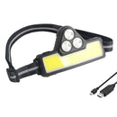 Flashlight Camping Fishing Head Torch COB Headlight LED Headlamp Fishing Light