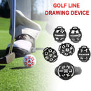 7pcs Golf Ball Line Liner Marker Multi-Template Drawing Alignment Mark Sign Tool