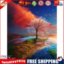 Painting By Numbers Kit DIY Color Tree Canvas Oil Art Picture Home Decor