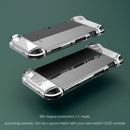 Crystal Clear Anti-Scratch Case for NS OLED Transparent Flip Skin (White) Newly