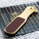 Double-sided Foot File Care Dead Skin Callus Remover Pedicure Tool Wood