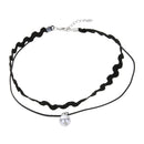 Fashion Girl Clavicle Short Necklace Lace Neck Rope(Multiple/5 Piece Sets)