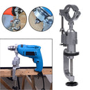 Clamp-on Grinder Holder Bench Vise for Electric Drill Stand 360 Rotating Newly