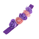 Baby 5 Flowers Headband Hair Band Handmade DIY Headwear Hair Accessories(1)