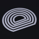 5pcs Semicircle Metal Dies Scrapbooking Punch Molds for Diray Album Card Daddy