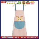 Printed Kitchen Apron Fashion Cute Women Non-woven Household Waterproof Pin