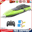 High Speed RC Speedboat 2.4GHz Water Cooling Ship with 2 Battery (Green)