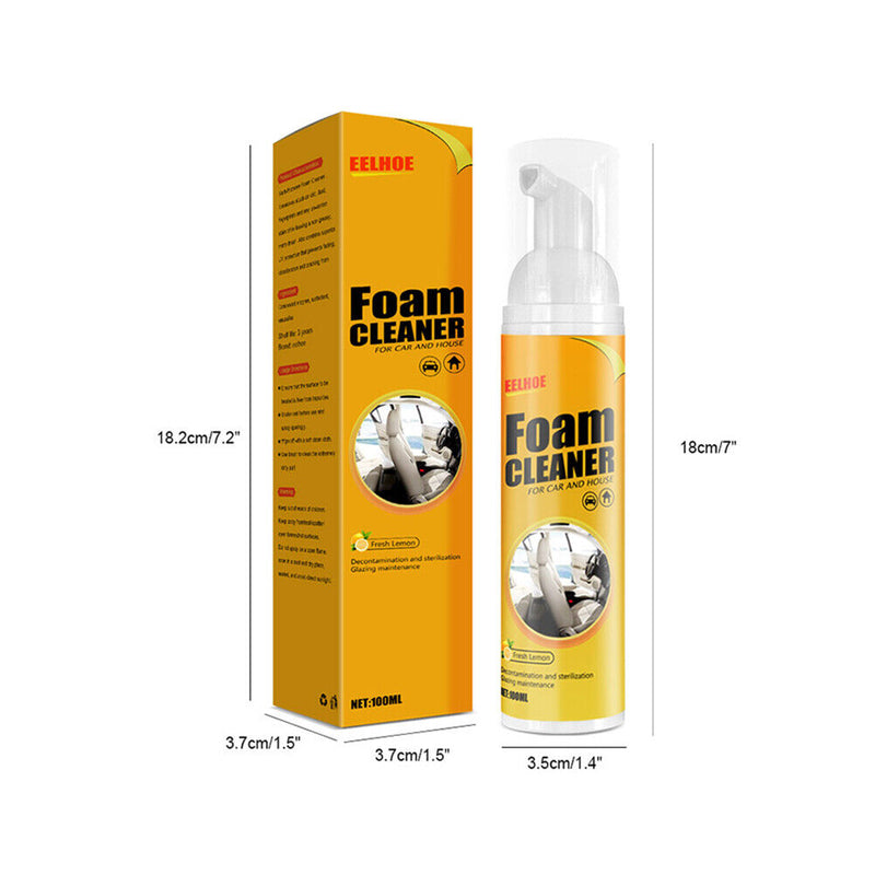 Multi-purpose Foam Cleaner Car Interior Home Cleaning Foam Spray (100ml)