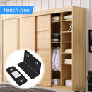 Punch Free L Shaped Door Stopper Invisible Magnetic Door Suction (Black) Newly