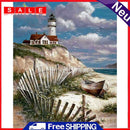 11CT Stamped Print Canvas Artworks Decor Full Cross Stitch Embroidery Painting