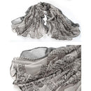 Fashion Long Spring Soft Cotton Voile Print Stole Wrap Shawl Scarf