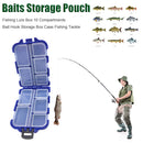 Fishing Lure Box 10 Compartments Bait Hook Storage Box Case Fishing Tackle