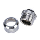 14mm G1/4 Acrylic Hard Pipe Fitting Hand Turn 3 Rounds for PC Computer Water