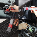 Computer Keyboard Dirt Ornament Double Ended Car Dust Brush Vent Cleaning Tools