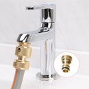 Quick Connect Kitchen Sink Hose Connector Brass Thread All-copper Adapter