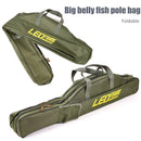 Portable Fishing Rod Carrier Case Waterproof Fishing Tackle Tools Storage Bag
