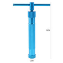DIY Craft Pottery Clay Extruder Fondant Cake Slime Gun Modeling Tool(Blue) Newly