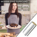 Cake Collars Transparent Cake Rolls Acetate Sheets for Mousse (4.72in) Newly