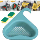 Swan Drain Basket 2 Pcs Corner Kitchen Sink Strainer Basket with Sponge Newly