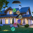 Mirror Ball Waterproof Windbell Lights Wind Chimes Lights Lawn Lamps LED Solar