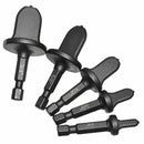 5pcs Air Conditioner Drill Bit Pipe Flaring Hexagonal Handle Tube Pipe Expander