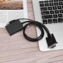 VGA to HDMI-compatible Male to Female 1080P Adapter Converter w/USB Power S