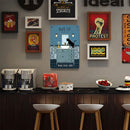 Cat on Sink Retro Metal Plate Tin Sign Plaque Poster Wall Art for Bar (A) Newly