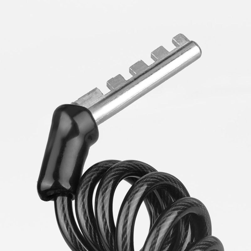 2pcs Bicycle Helmet Backpack Lock 4 Digit Combination Steel Wire Cable Lock