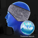 Winter Warm Double-Layer Fleece Scarf Neck Cover for Women Men (Light Gray)