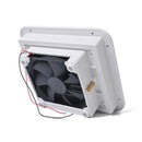 RV Fridge Vent with Fan Silent Trailer Caravan Side Air Ventilation Exhausted Fan