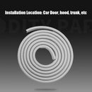 5m Car Door Anti Collision Strip with Steel Disc Scratch Protector (White) Newly
