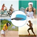Sports Sun Visor Hat Long Soft Brim Breathable Sweatband Cap for Marathon Tennis