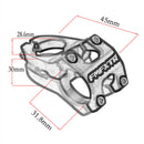 31.8 mm Bike Stem 45mm Aluminum MTB Road Bike Short Handlebar Stem (Black) Newly