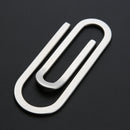 Stainless Steel Metal Money Clips Paper Clip Holder Folder