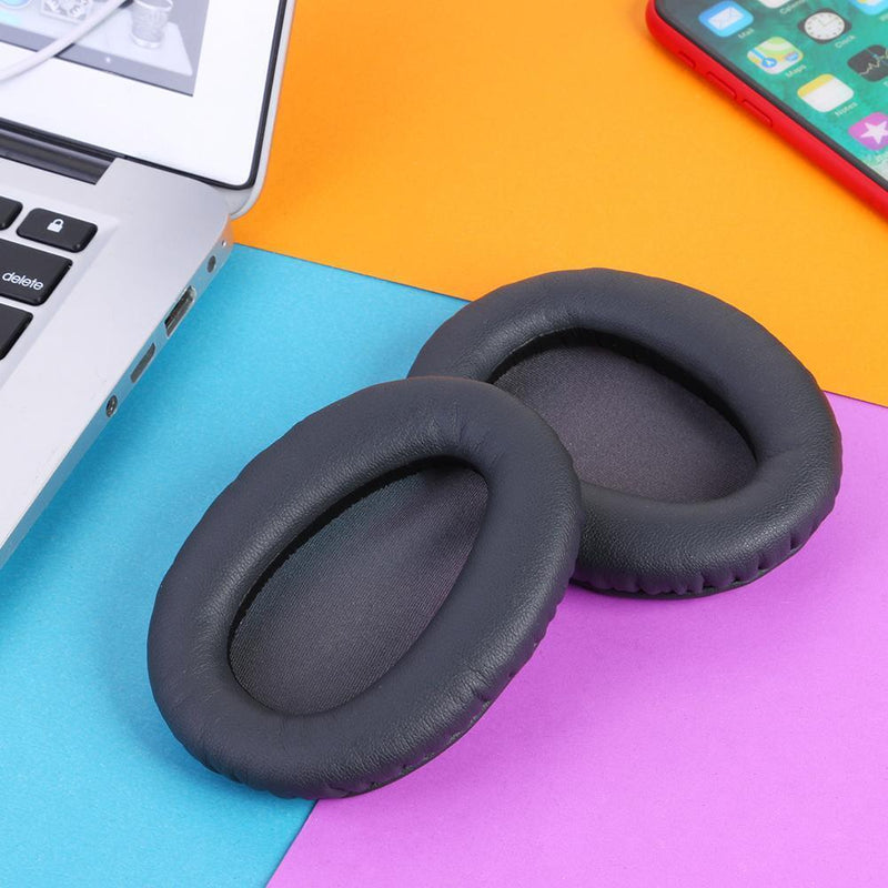 2pcs Earphone Earpads PU Leather Momery Foam Cushion for Sony WH-CH700N Headset
