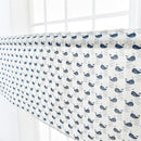 Short Curtain Shading Curtains Home Decor for Window Screen (Sea Whale)