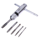 M3-M8 Alloy Steel T-Handle Ratchet Tap Wrench Professional Machinist Tool
