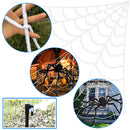 #A 7m Simulated Spider Home Decor Halloween Spider Silk Rope for Haunted House