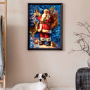 5D DIY Diamond Painting Santa Claus Full Round Rhinestone Home Wall Art Picture