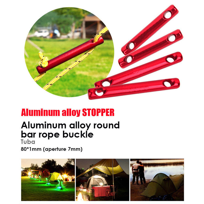 Awning Rope Fastener Adjuster Wind Cord Buckle Runner Tent Stopper Tensione