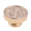 Retro Flower Letter Envelope Sealing Wax Copper Seal Stamp Post Decor(N) Newly