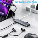 VGA USB3.0 Audio Gigabit PD Charging 9 in 1 Adapter USB Type C Hub 4K HDMI