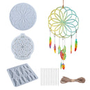 Dream Catcher Mold 15pcs Silicone Feather Pendant Dream Catcher Mold (4) Newly