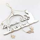 Wooden Eid Mubarak Hanging Pendant Ornament Ramadan Home Decor (JM00441) Newly